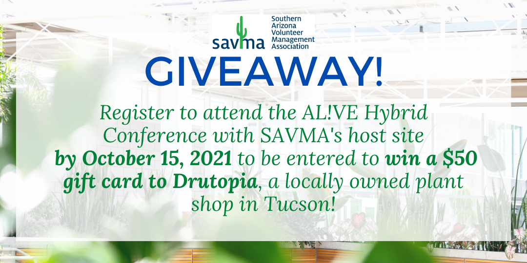 Join SAVMA's Host Site for the AL!VE Hybrid Conference SAVMA