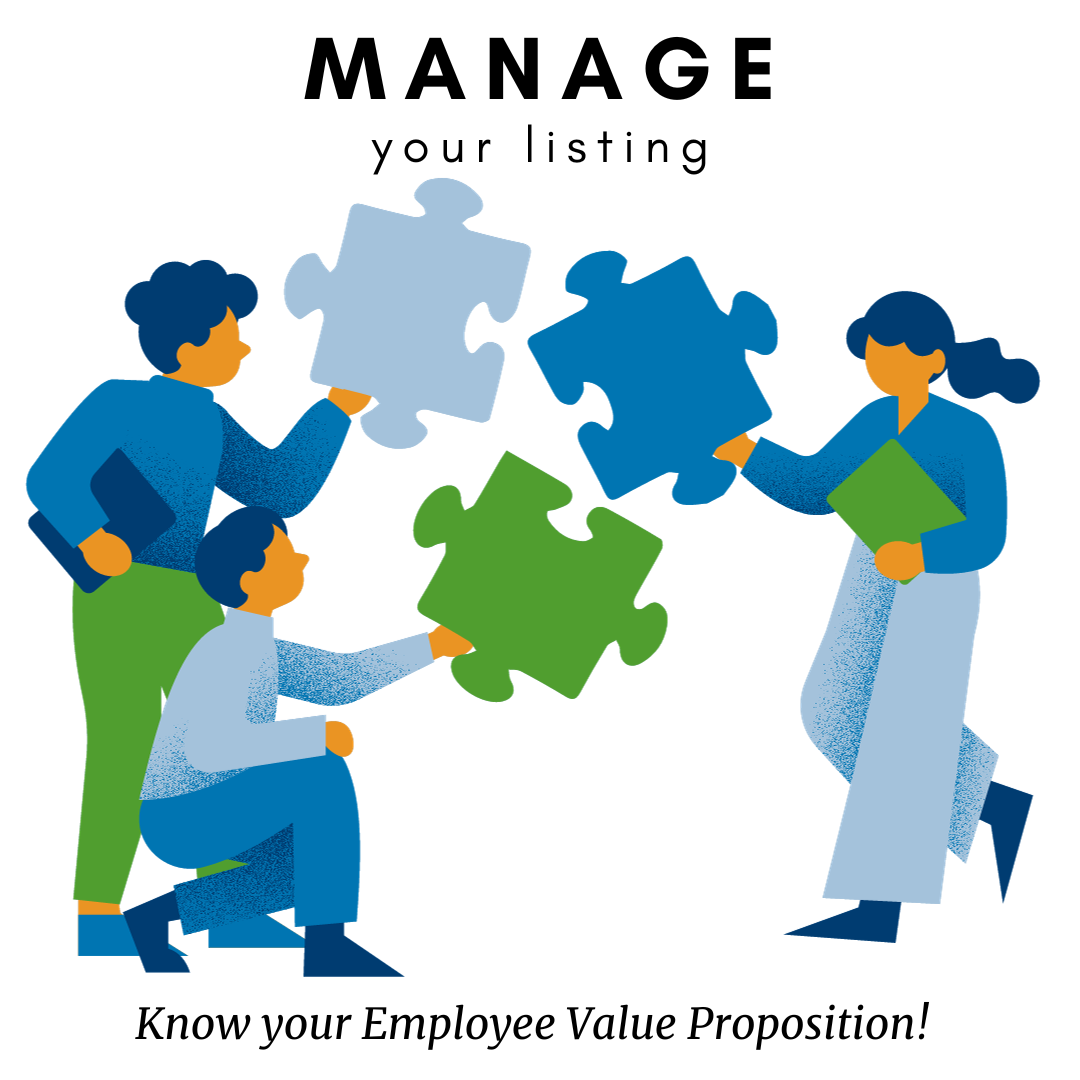 manage job listings by knowing your employee value proposition